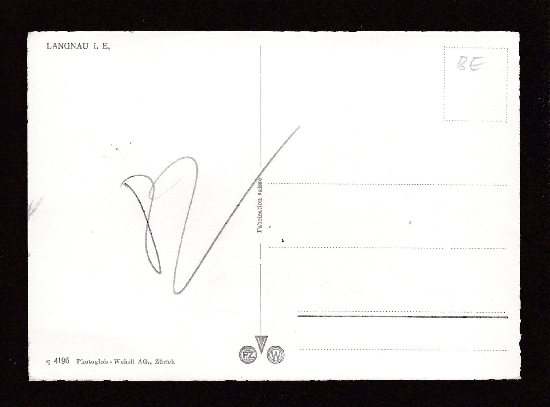 Cartoline postali: LANGNAU i.E. im Winter – Usato da Reiden venduto da cinfis 1