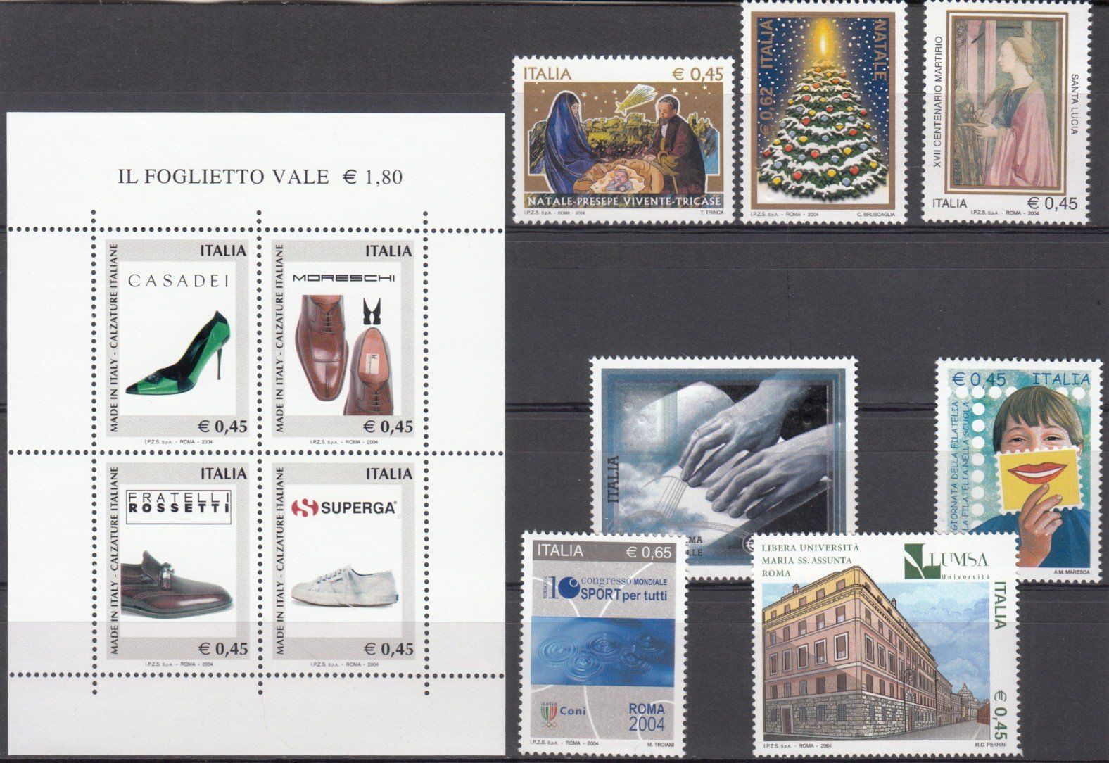 Tutti i francobolli: Italien 2004 postfrisch – Usato da Bürglen TG venduto da StampGraf 6