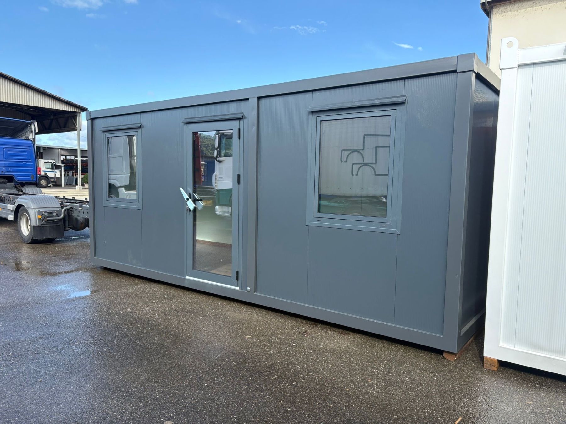 Contenitori edile: Bürocontainer / Hofladen  6 x 2.4m – Nuovo (secondo la descrizione) da Oftringen venduto da Britta