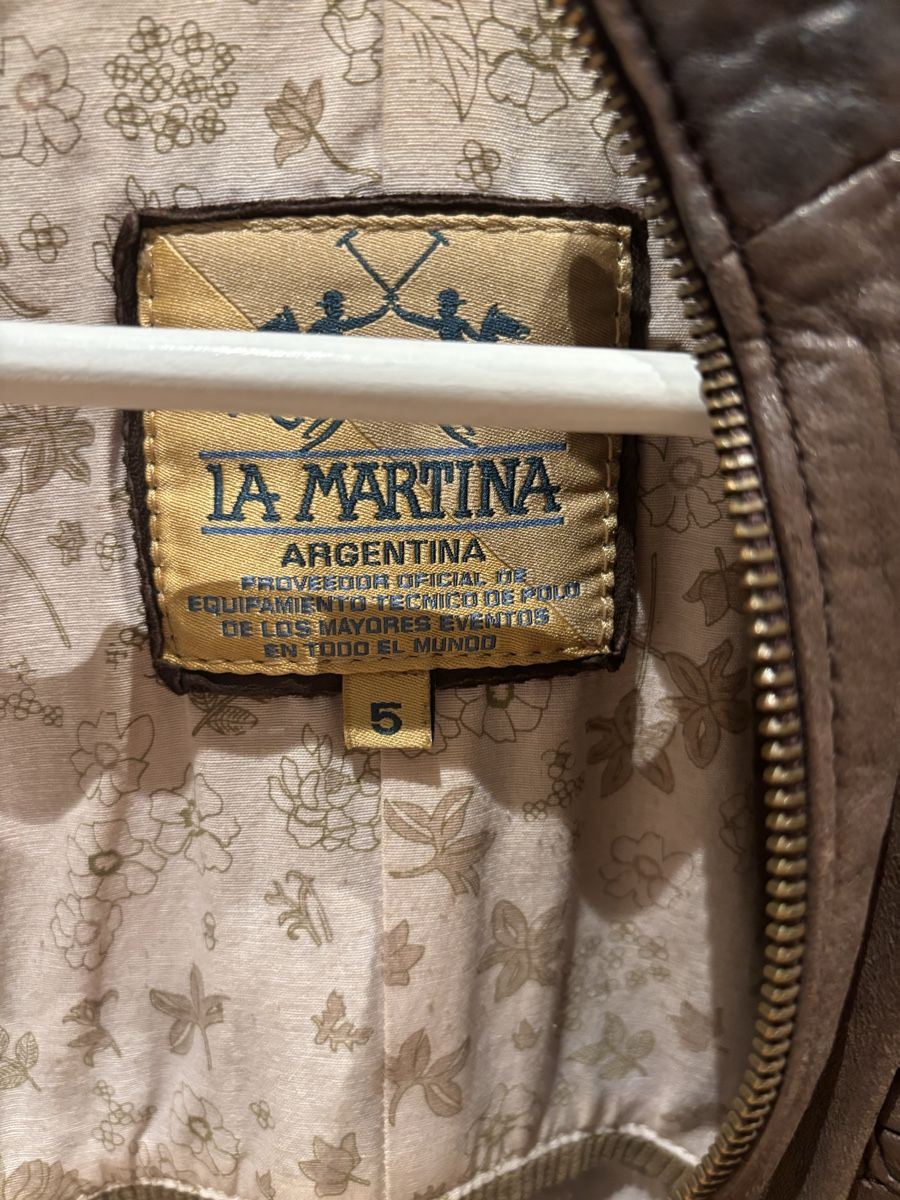 La Martina Vestes: LA MARTINA leather jacket brown size 5 – D'occasion à Derendingen par cc_229 2