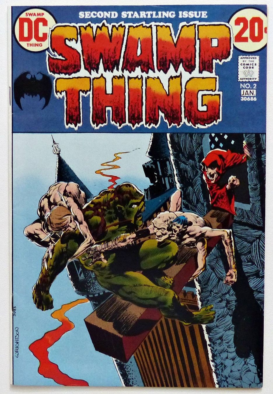 Fumetti: SWAMP THING #2 🔑 KEY 1ST PATCHWORK MAN & ANTON ARCANE 1973 – Usato da Lugano venduto da YouWantUS
