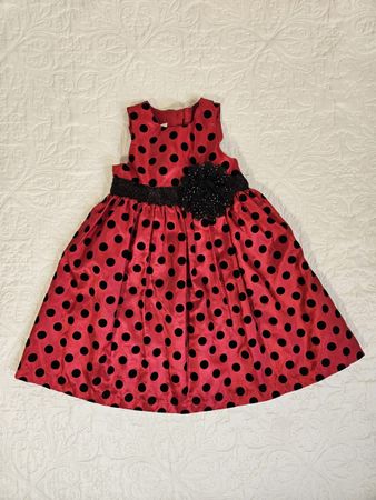 Festliches Mädchen Kleid mit Pünktchen,Gr. 98, 3 Jahre, NEU!