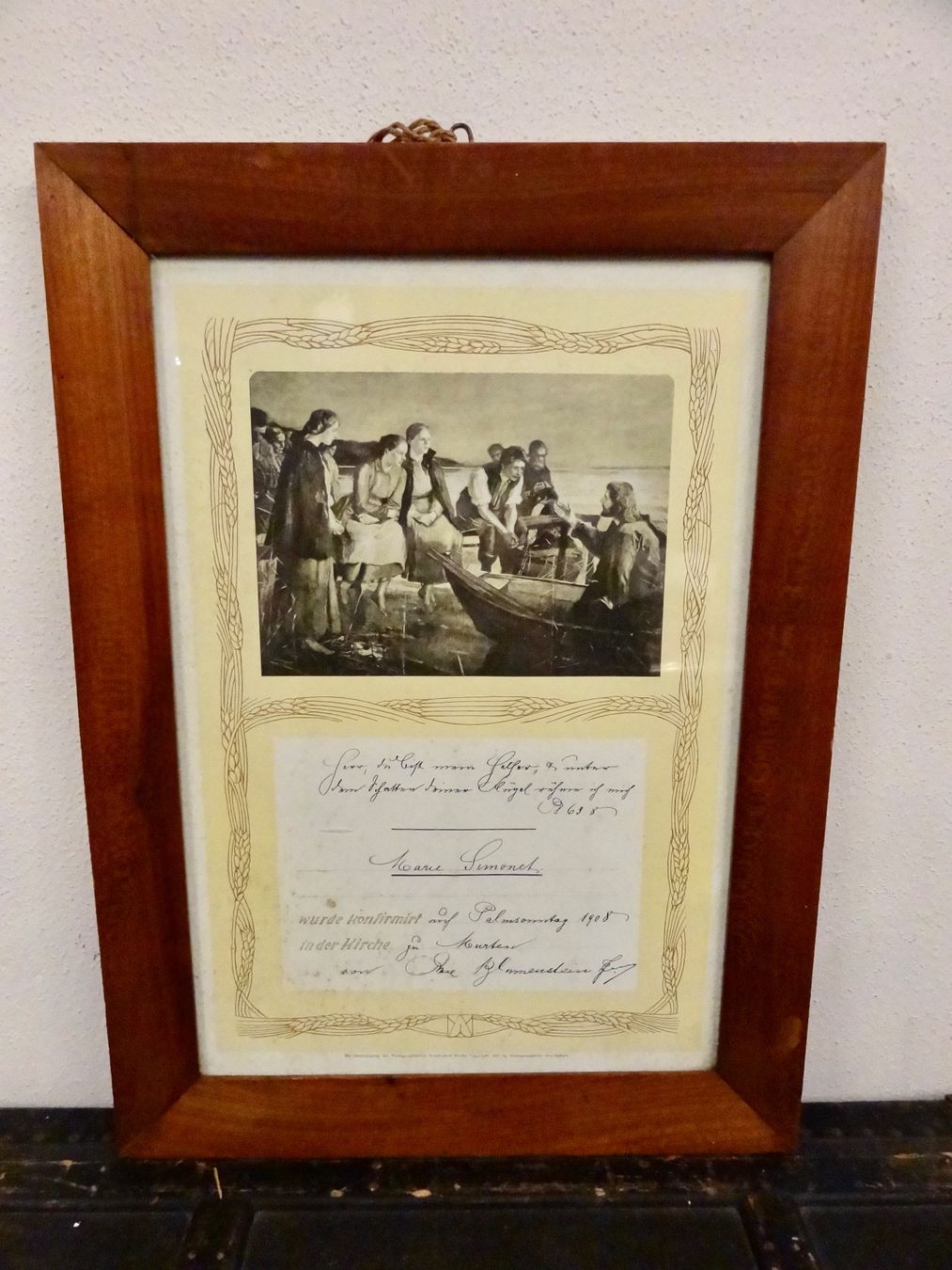 Foto & Immagini: Erinnerung an Konfirmation 1908 Konfirmationsbild – Usato da Kerzers venduto da zimmergruen 7