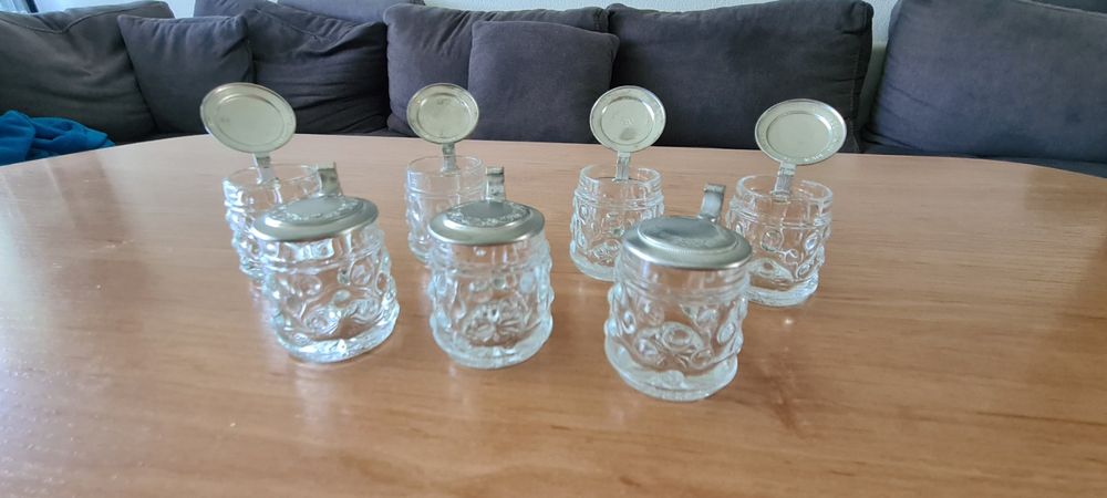 YumSur Western Schnapsgläser Edelstahl – 24 Stück Set Mit Dankeskarten & Organza-Beuteln