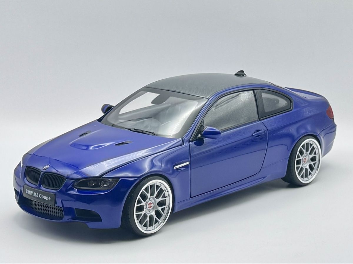 Kyosho Modellini d'auto: 1:18 BMW M3 Coupe E92 Kyosho BBS Tuning – Usato da Baar venduto da Cai