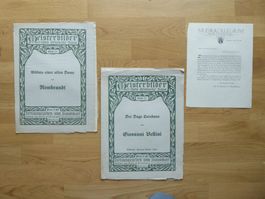 Musikkollegium, Meisterbilder Bellini, Rembrandt, antik