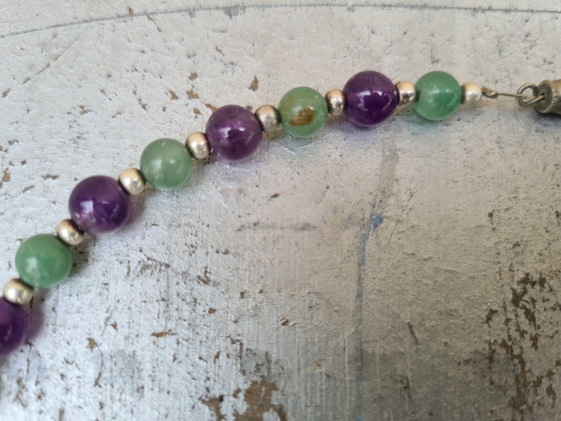 Colliers: Schmuck: Collier Steine/Silberperlen – D'occasion à Romanshorn par Rachacha 3