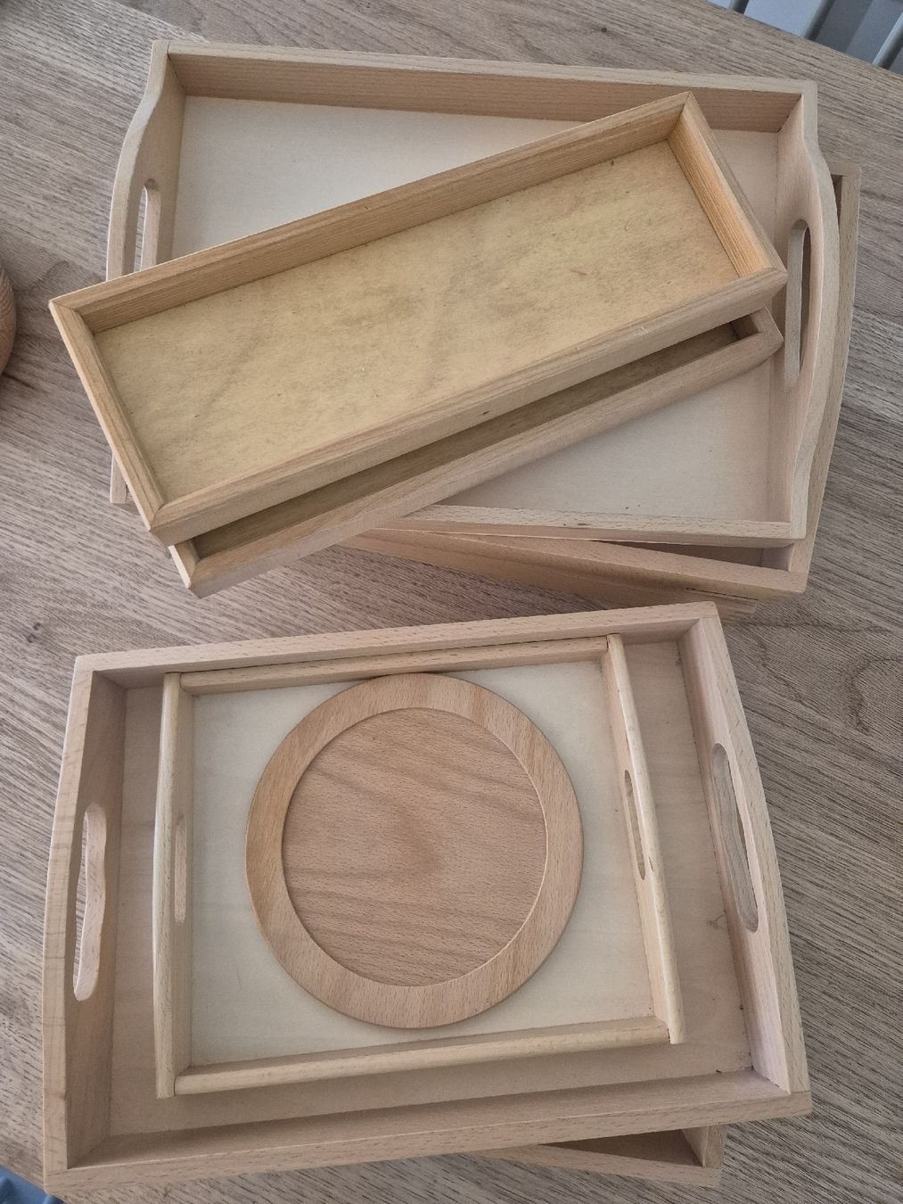 Plateaux: Montessori - Holztabletts  – D'occasion à Zürich par Emlet