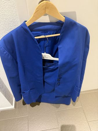 Eleganter blauer Blazer für Frühlingsanlässe Gr. M
