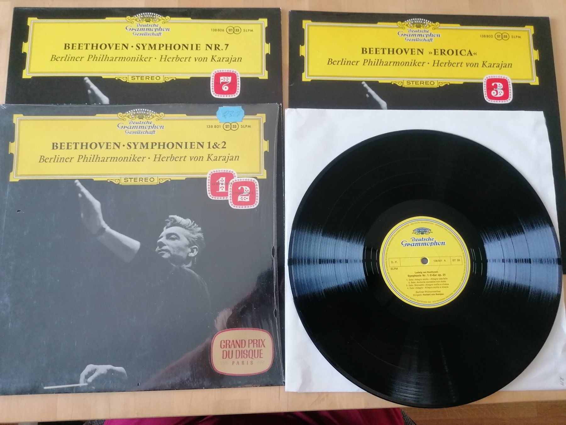 Schallplatten: Herbert von Karajan - Beethoven - Berliner Philharmoniker – Gebraucht aus Emmenbrücke von WintoWin