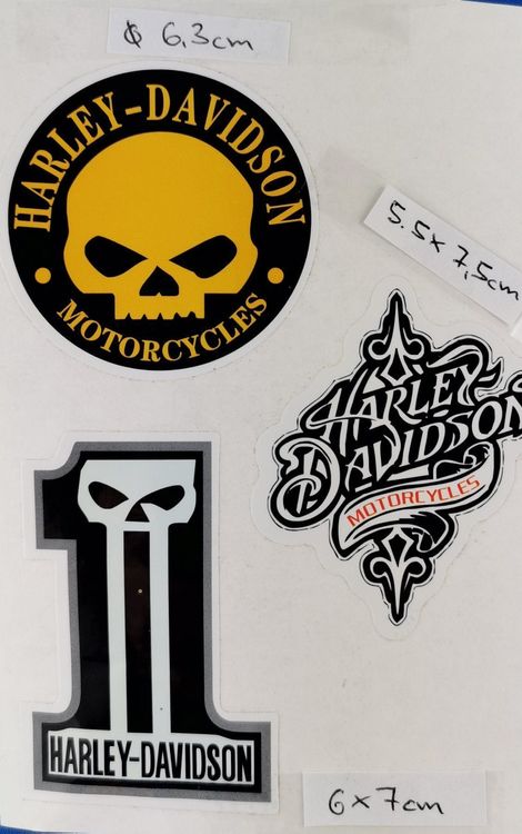 Harley Davidson Sticker Kleber