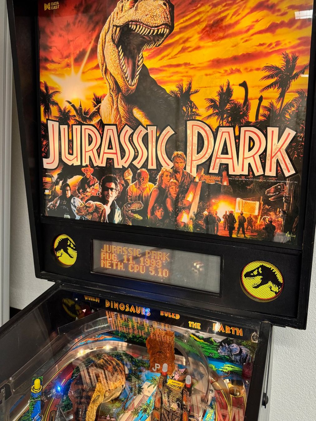 Flipper: Jurassic Park Data East Flipperkasten – Usato da Salmsach venduto da bigbellybank 6