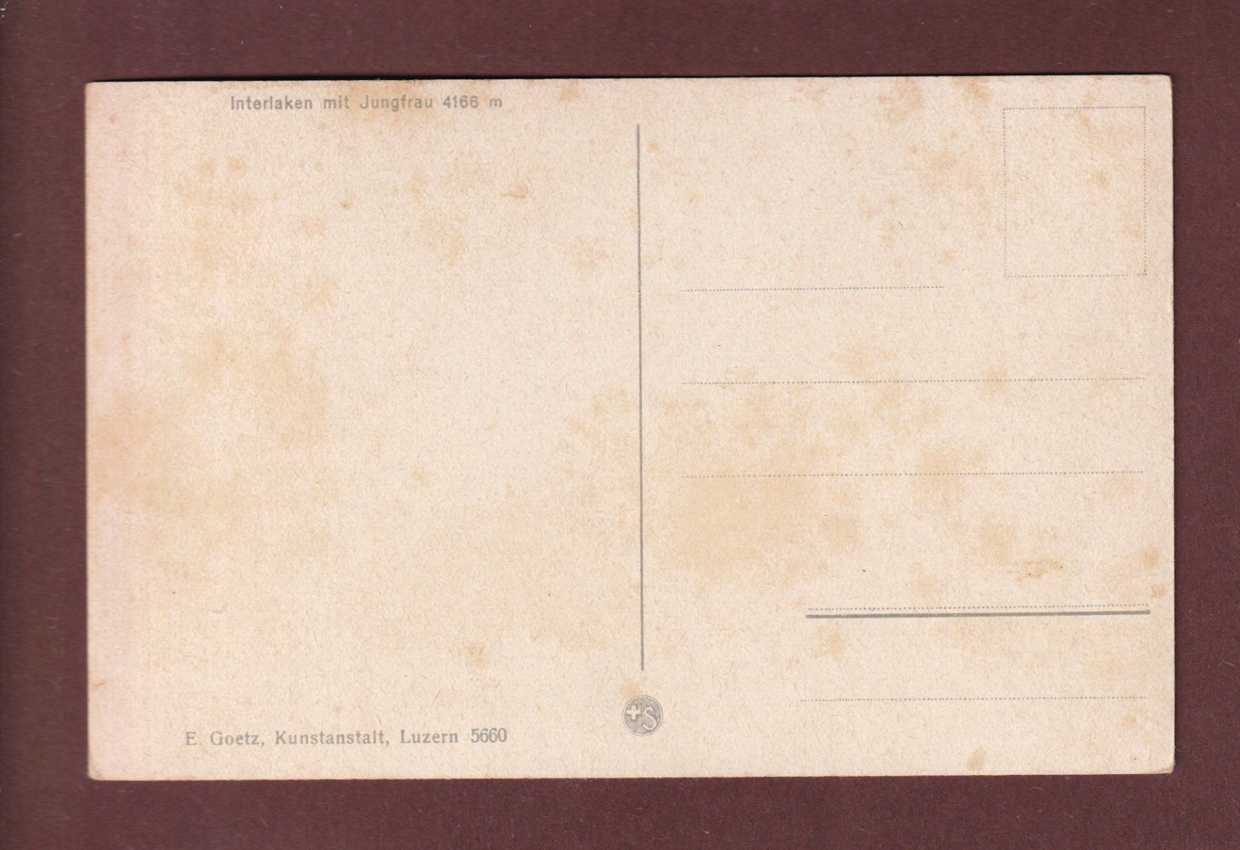 Cartoline postali: INTERLAKEN - Jungfrau – Usato da Pully venduto da nicecards-shop 1