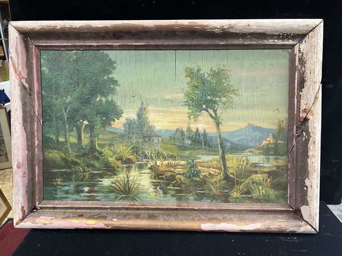 Dipinti: HUILE SUR PANNEAU SIGNÉE ET DATÉE 1944 – Usato da Genève venduto da Qanil77