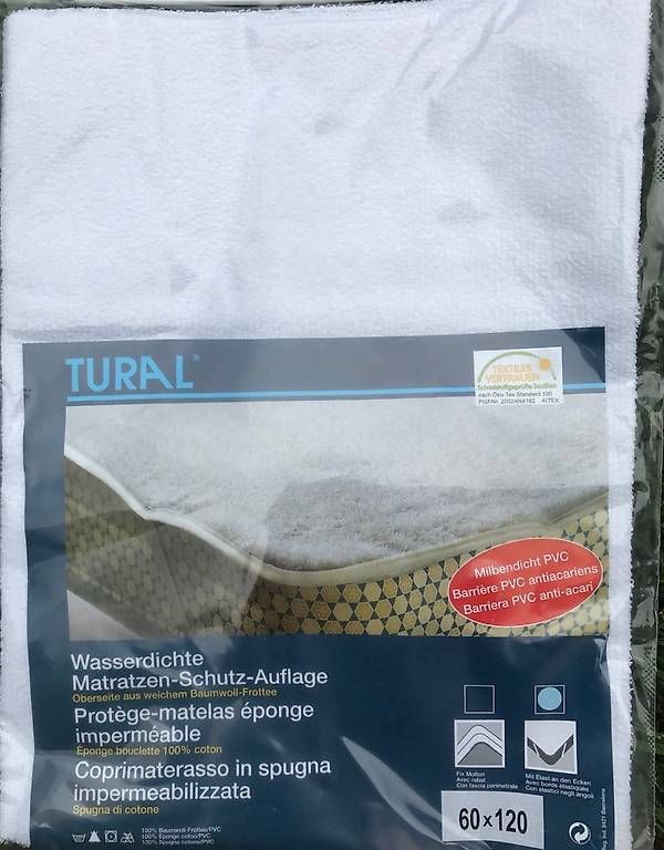Biancheria da letto: Elastmolton wasserdicht 60 x 120 cm – Nuovo e nell'imballaggio originale da Nottwil venduto da MaBi10