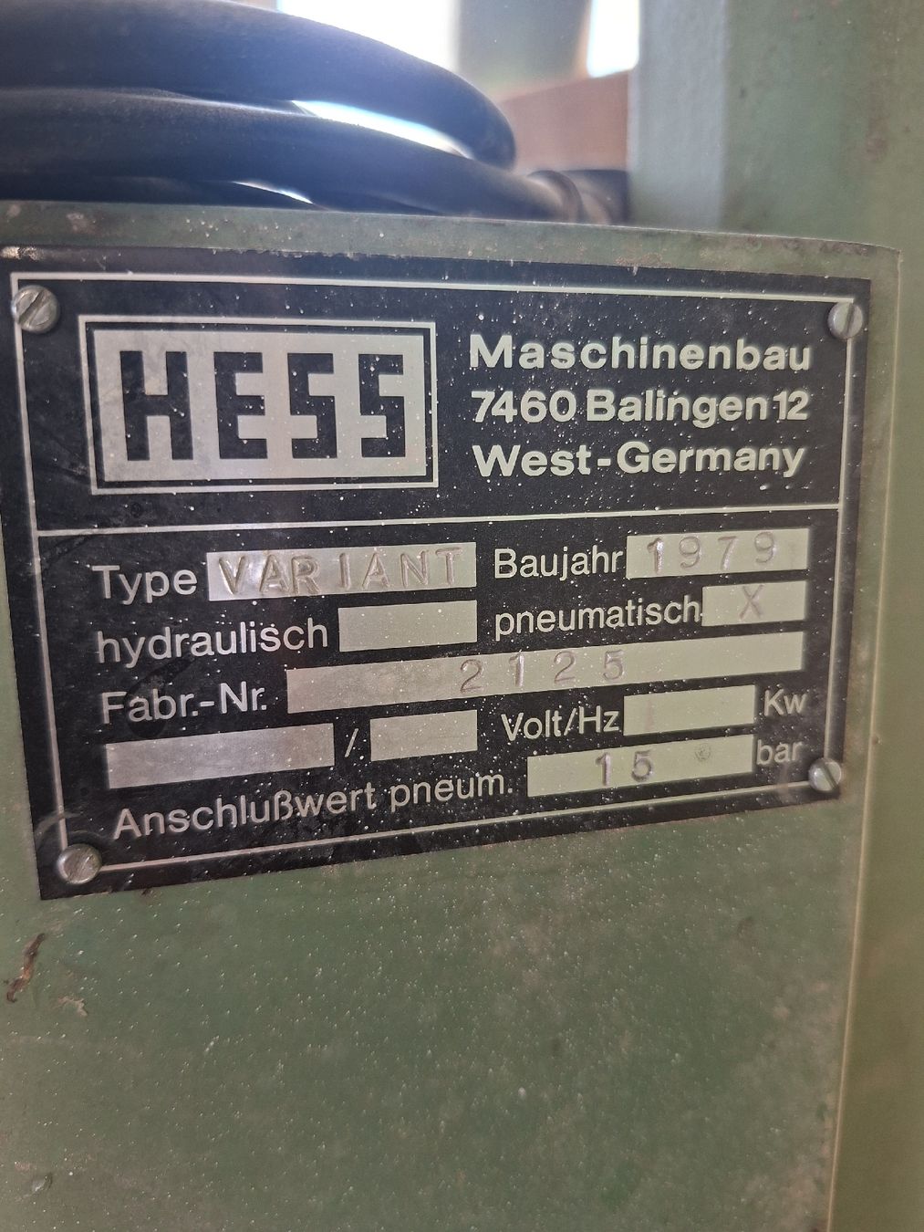 Tutte le macchine: Hess Leimständer – Usato da Knonau venduto da And46 1