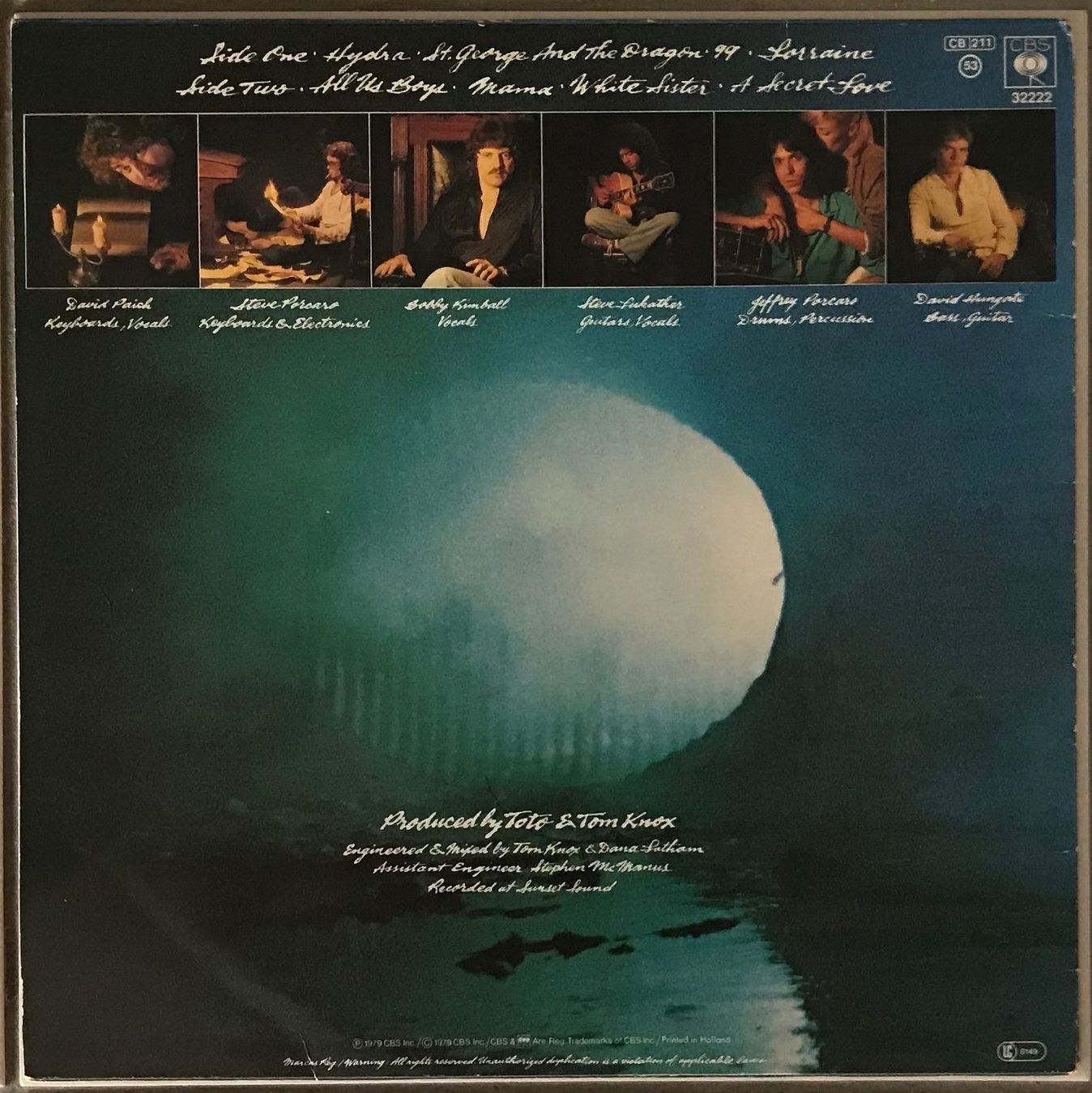 Vinyles: TOTO - HYDRA - 33 Tours – D'occasion à Bussigny par vinyl-pas-cher 1
