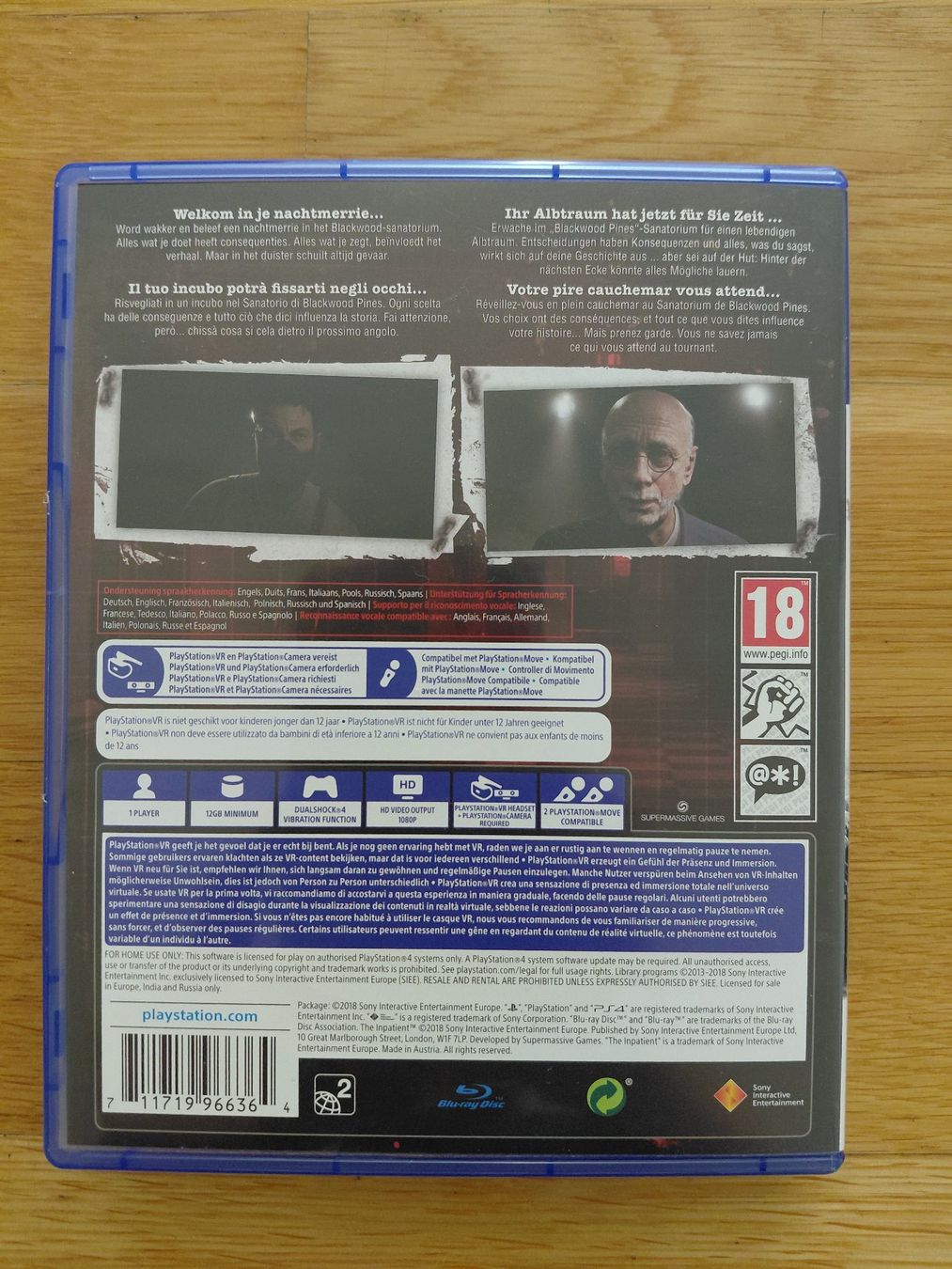 Sony Jeux: VR The Inpatient PS4 – D'occasion à Oberwil BL par kah_s55q 3