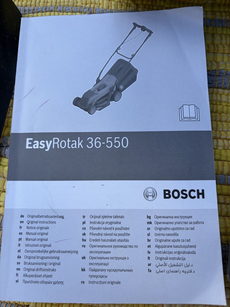Bosch Tagliaerba: Akku Rasenmäher Bosch  – Usato da Freidorf TG venduto da ibipatria 3