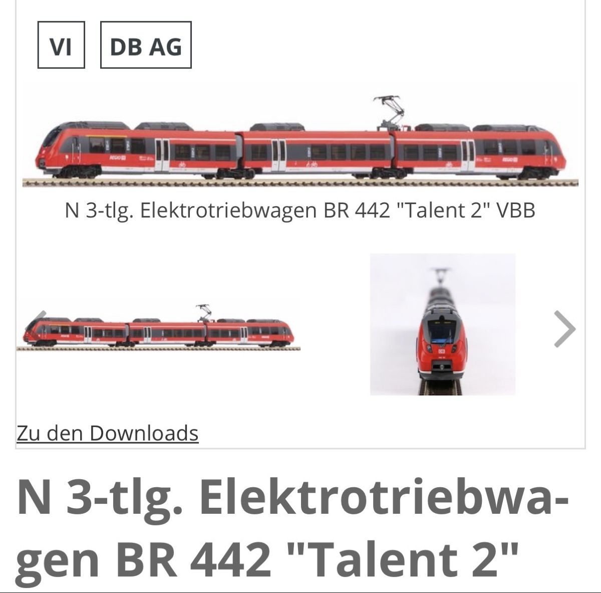 Piko Modellini di ferrovie: PIKO Talent2 59312 – Usato da Seltisberg venduto da doosie_ch 1