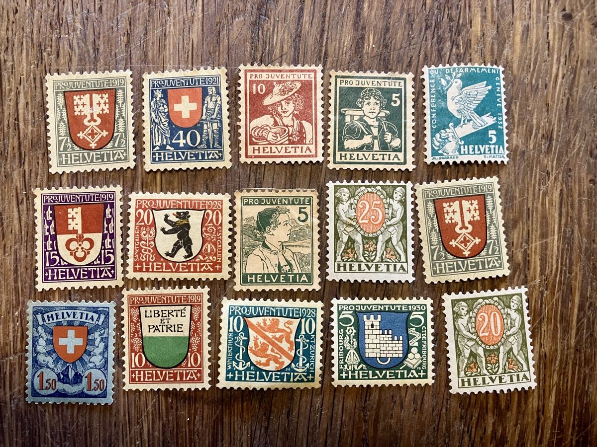 Tutti i francobolli: Timbres suisses neufs – Nuovo (secondo la descrizione) da Puidoux venduto da lemacos