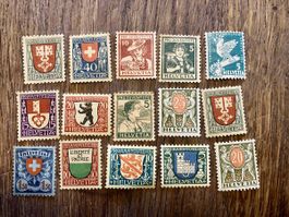 Timbres suisses neufs