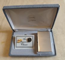 Briquet Zippo 1932 Replica métal argenté avec coffret