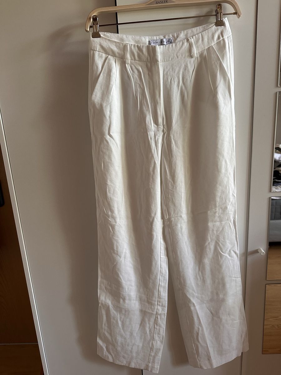 Pantaloni: Sommer Hose weiss Gr. 40 – Usato da Münsingen venduto da Secondhand89
