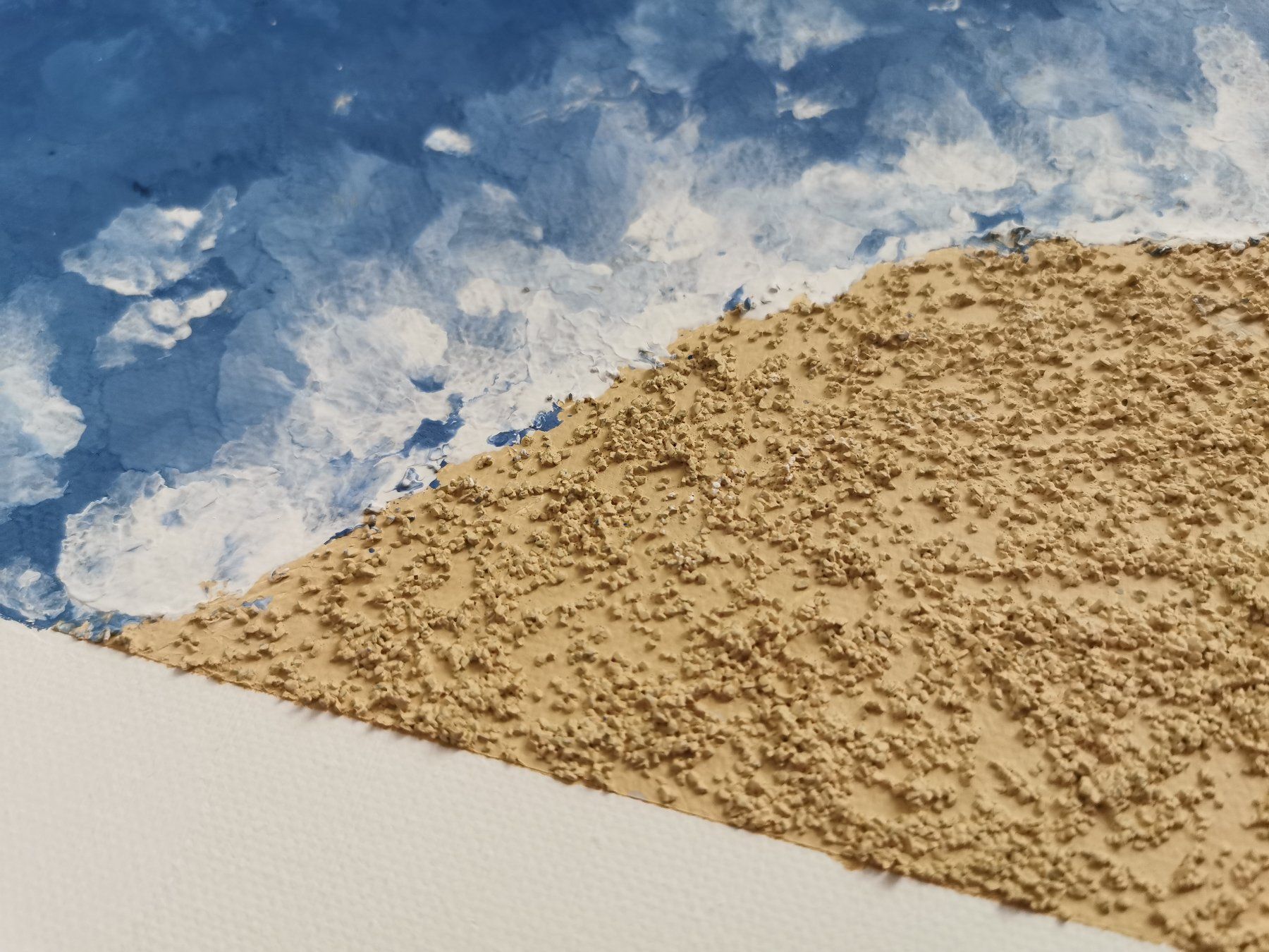 Gemälde: Gemälde auf Leinwand - Strand – Gebraucht aus Herzogenbuchsee von knisteri 1