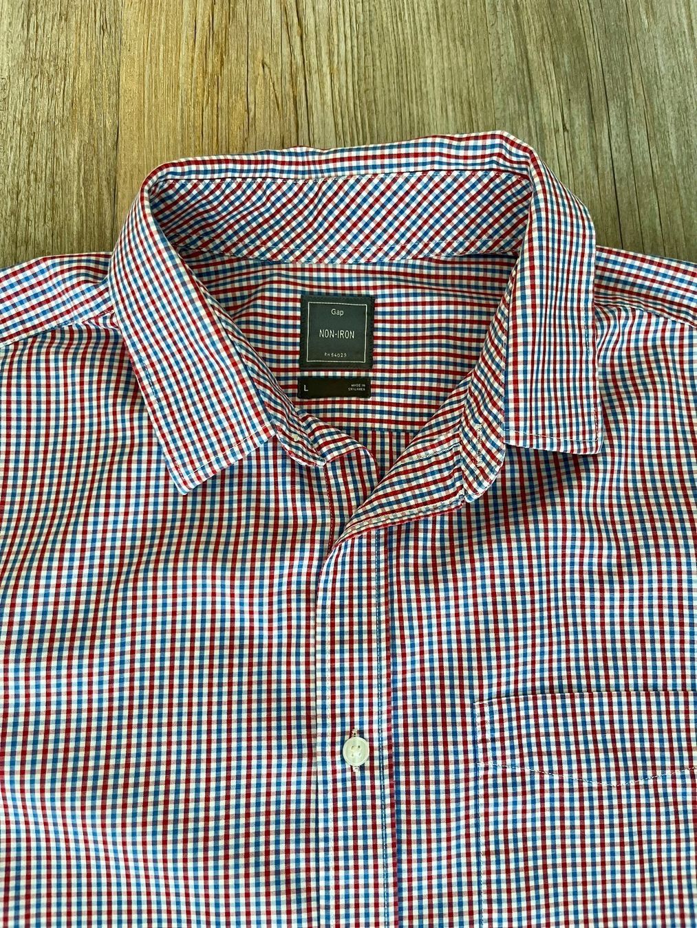 Gap Camicie: GAP Non-Iron kariertes Hemd Gr. L – Usato da Belp venduto da Solyluna 2