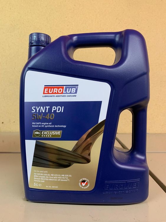 4•5L. 5w40 eurolub Motorenöl | Kaufen auf Ricardo
