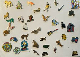 Pins Sammlung / Tiere Fussball Musik 🐯🐻🦊🐦