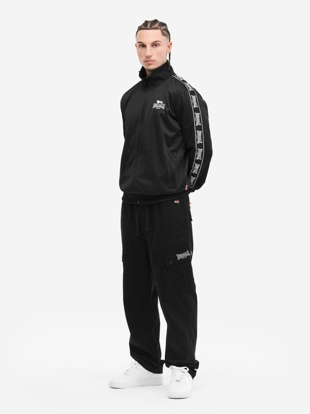 Lonsdale Giacche: Lonsdale Morpeth Trainingsjacke Schwarz M – Nuovo e nell'imballaggio originale da Düdingen venduto da BluePalm 1