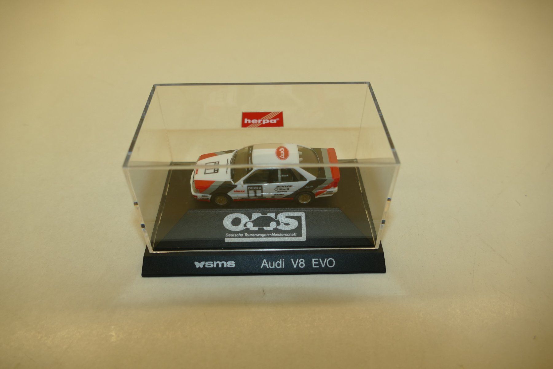 Herpa Modellini d'auto: Herpa 1:87: Audi V8 EVO SMS #1 – Nuovo (secondo la descrizione) da Niederhasli venduto da Flash32