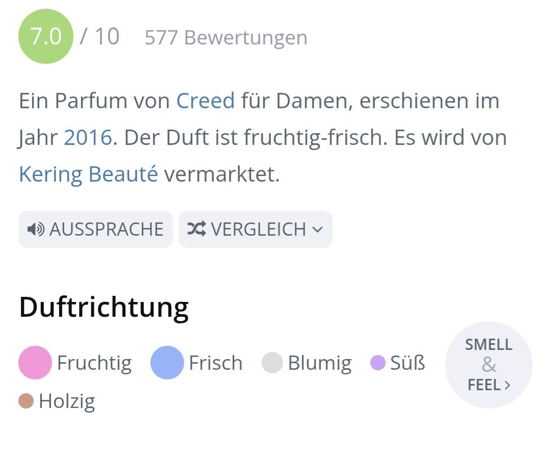Creed Profumi & Eau de Toilette: 2 ml AVENTUS FOR HER CREED ABFÜLLUNG – Nuovo (secondo la descrizione) da St. Gallen venduto da CaliSunshine 2