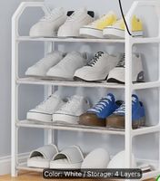 Space-Saving Modern Metal Standing Rack - Easy Assembly, Mul