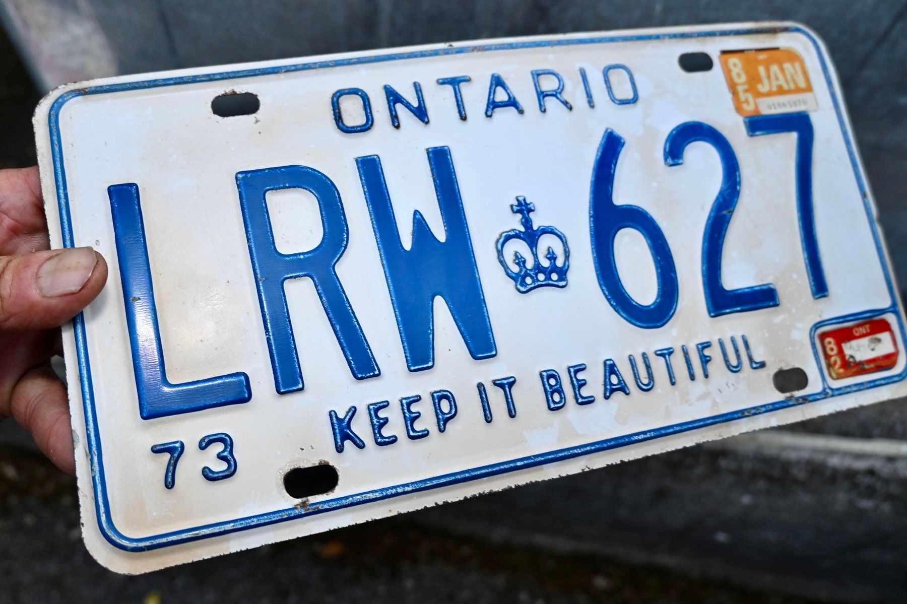 Insegne: Nummernschild CANADA 19?? Ontario 79 keep it beautiful – Usato da Pfaffhausen venduto da mono_rec 5