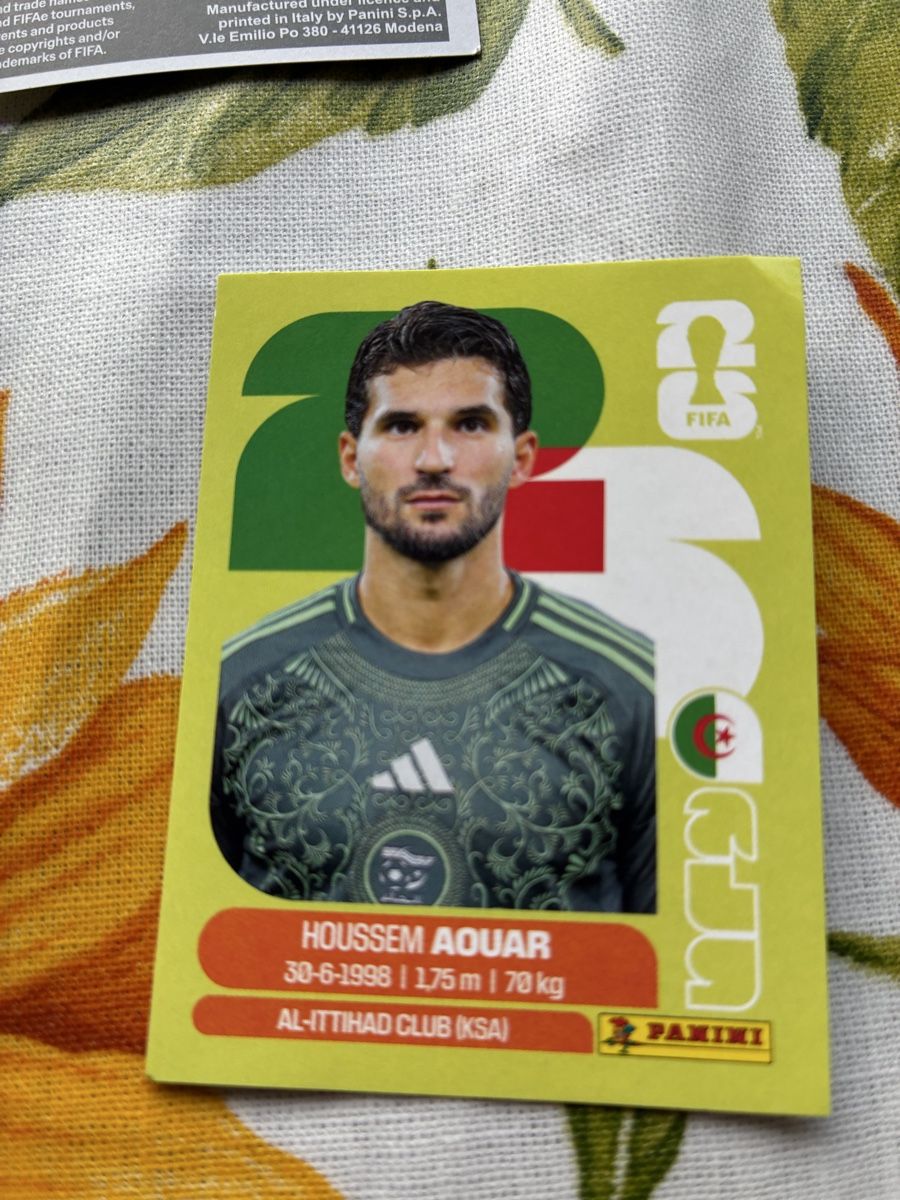 Panini Sammelbilder & Trading cards: FIFA World Cup 2026 Panini Sticker 9 Houssem Aouar – Gebraucht aus Wettingen von ric_xm6x