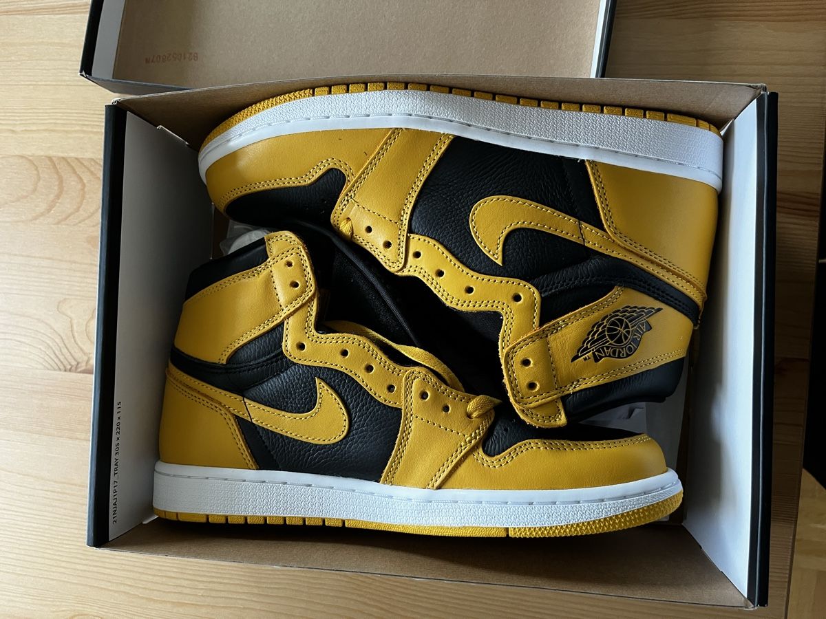 Jordan Herrenschuhe: Nike Air Jordan 1 Pollen EU 42.5 – Neu und originalverpackt aus Liebefeld von donetasy