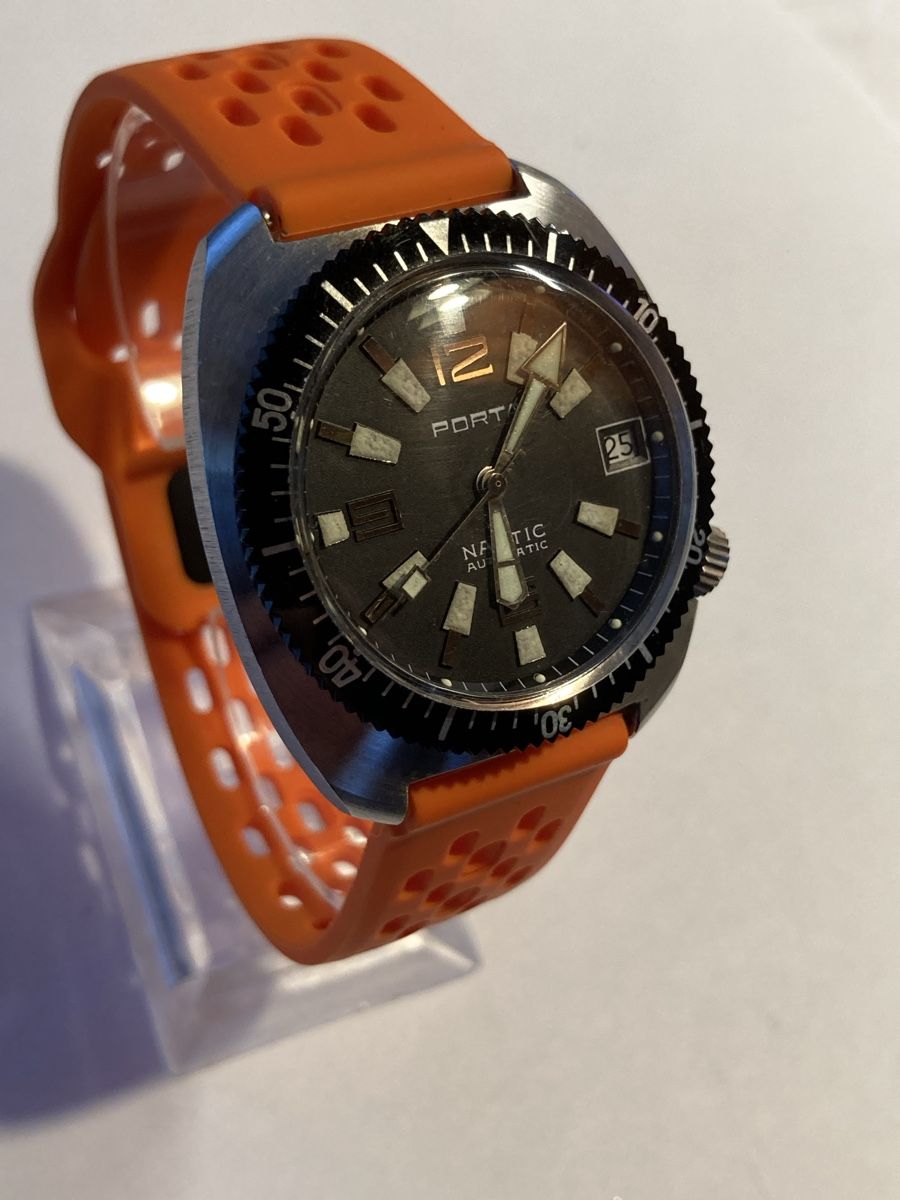 Orologi: Porta Diver Vintage Uhr Automatic 38 mm – Usato da Glattbrugg venduto da vintagemania 4