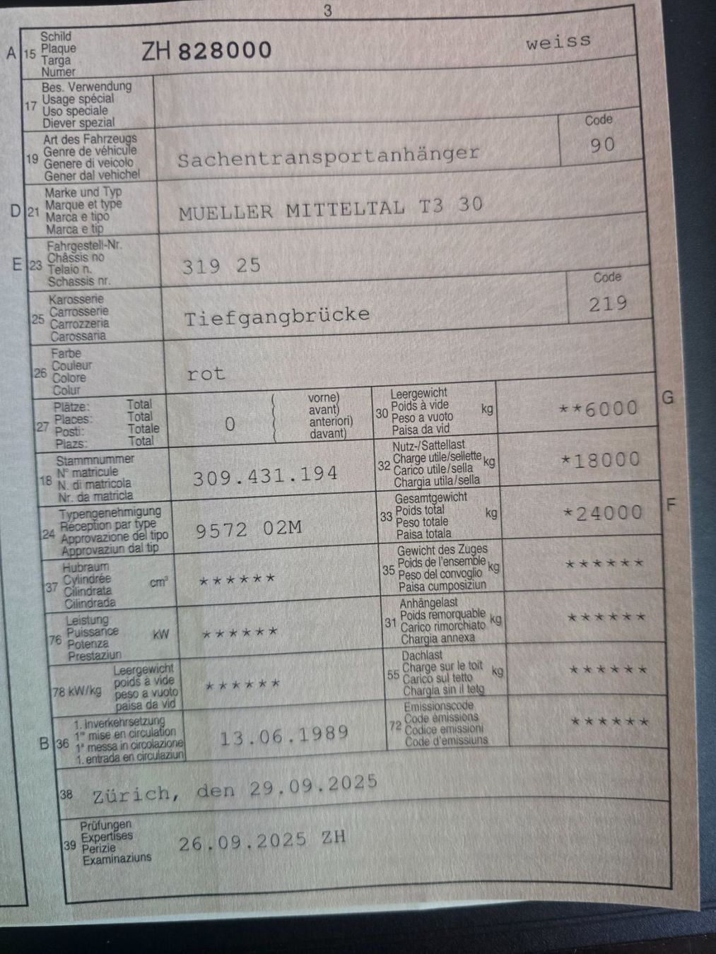 Rimorchi: Tieflader – Usato da Zweidlen venduto da Disco2 3