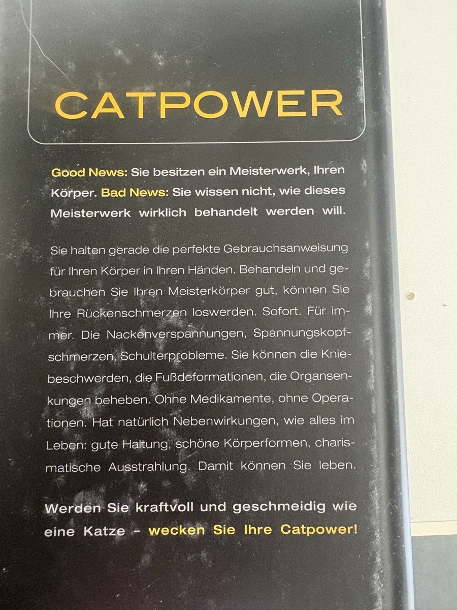Libri: Buch Catpower – Nuovo (secondo la descrizione) da Obbürgen venduto da bugi6868 3