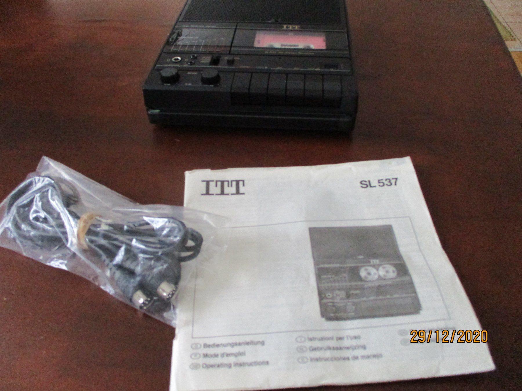 ITT - SL537 AV - Magnétophone à cassette