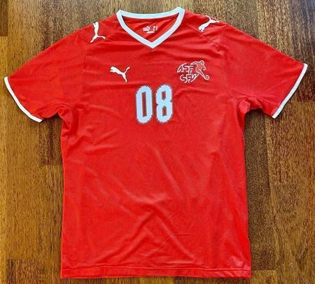 Schweiz home Shirt mit Print 08