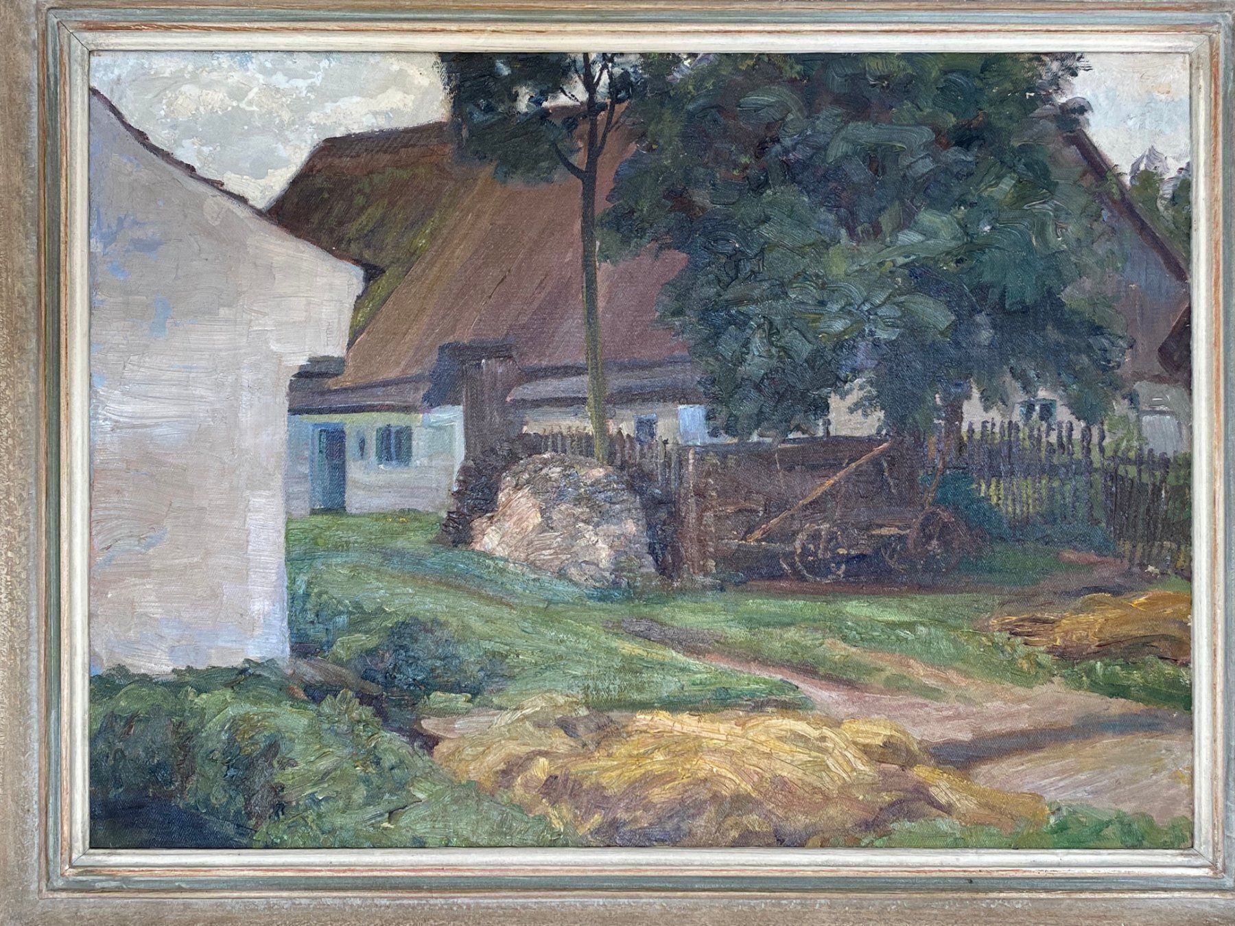Gemälde: Maximilan Schurmann Gemälde Dorf-Idylle – Gebraucht aus Vaduz von Unikate-Markt 1