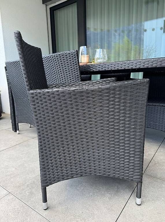 Set di tavolo e panche: Gartenmöbel Set Rattanoptik mit Tisch gebraucht – Usato da Rüti ZH venduto da brezni-69 2