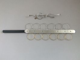 Antikes Okular mit Testbrille