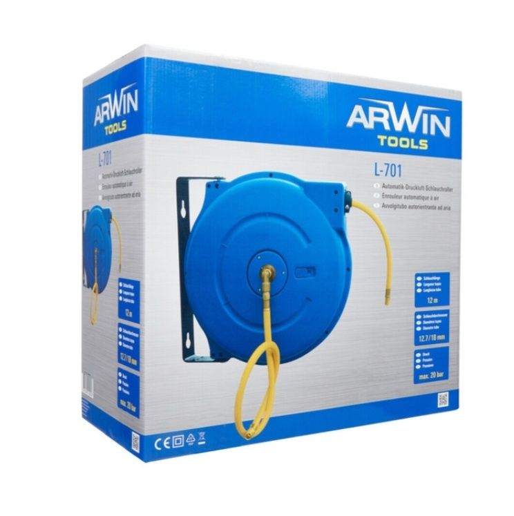 Alle Werkzeuge: Automatik Druckluft Schlauchroller - Arwin L-701 – Neu und originalverpackt aus Reinach BL von HT20