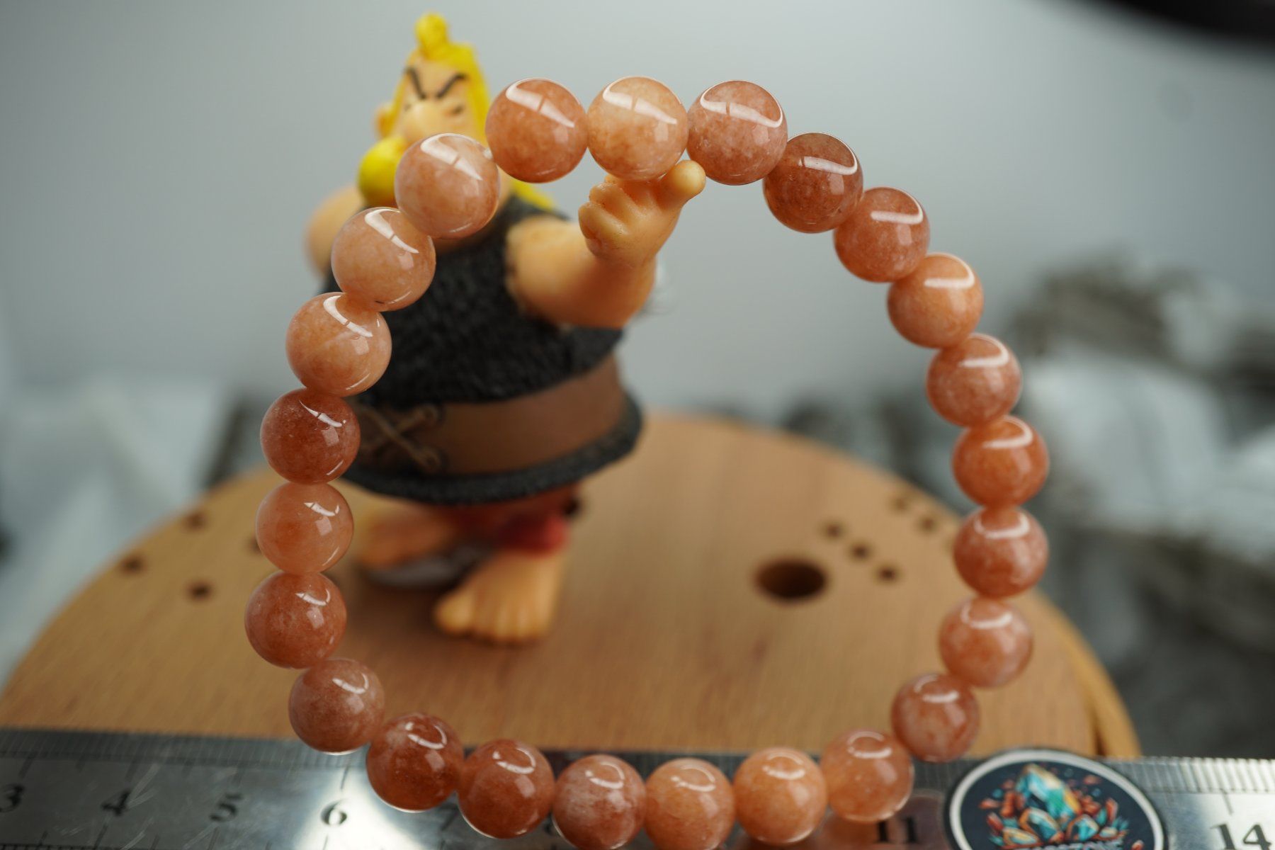 Minerali & Pietre curative: Sonnenstein   Mix  Armband    (Räumung!) – Nuovo e nell'imballaggio originale da Eschenbach SG venduto da topstone 4
