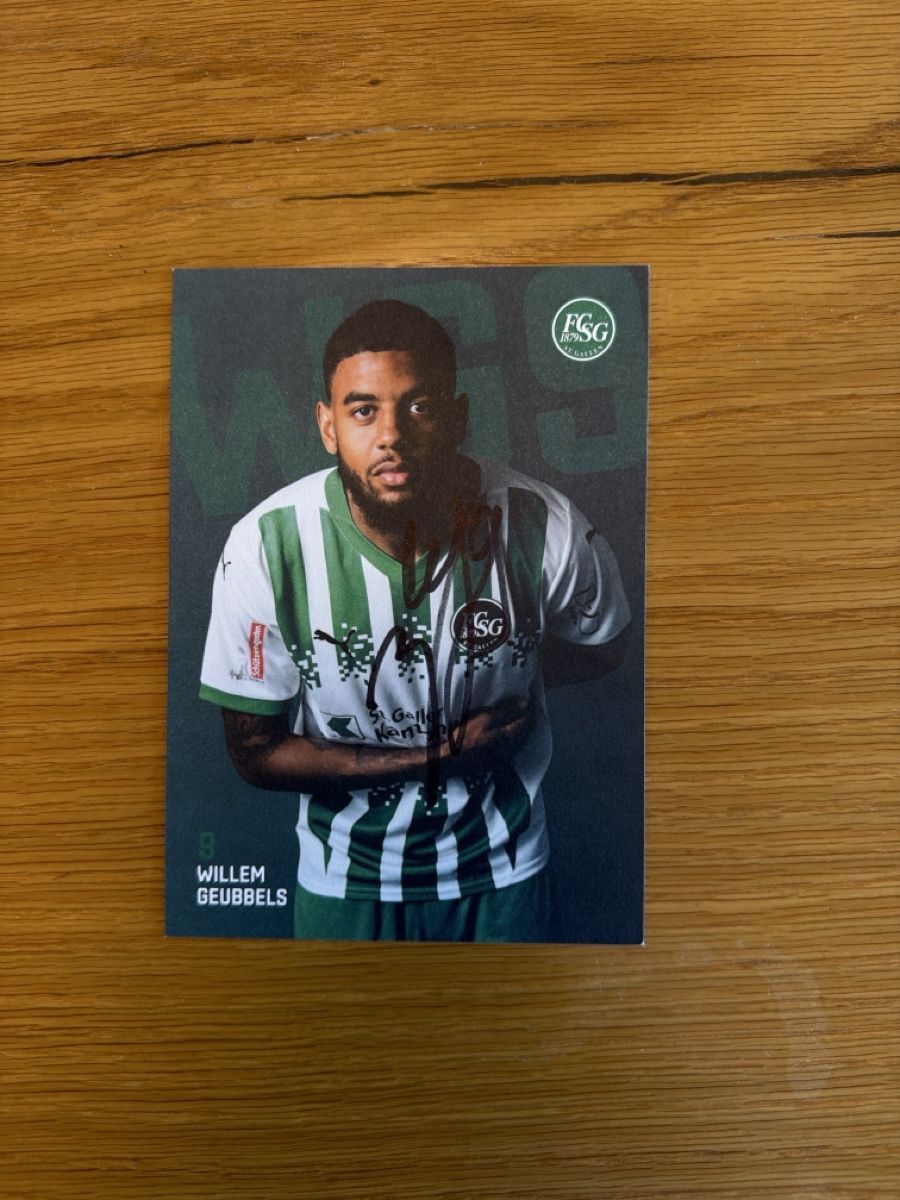 Autogramme: Fc Sg Geubbels 24/25 – Gebraucht aus Untereggen von Saet